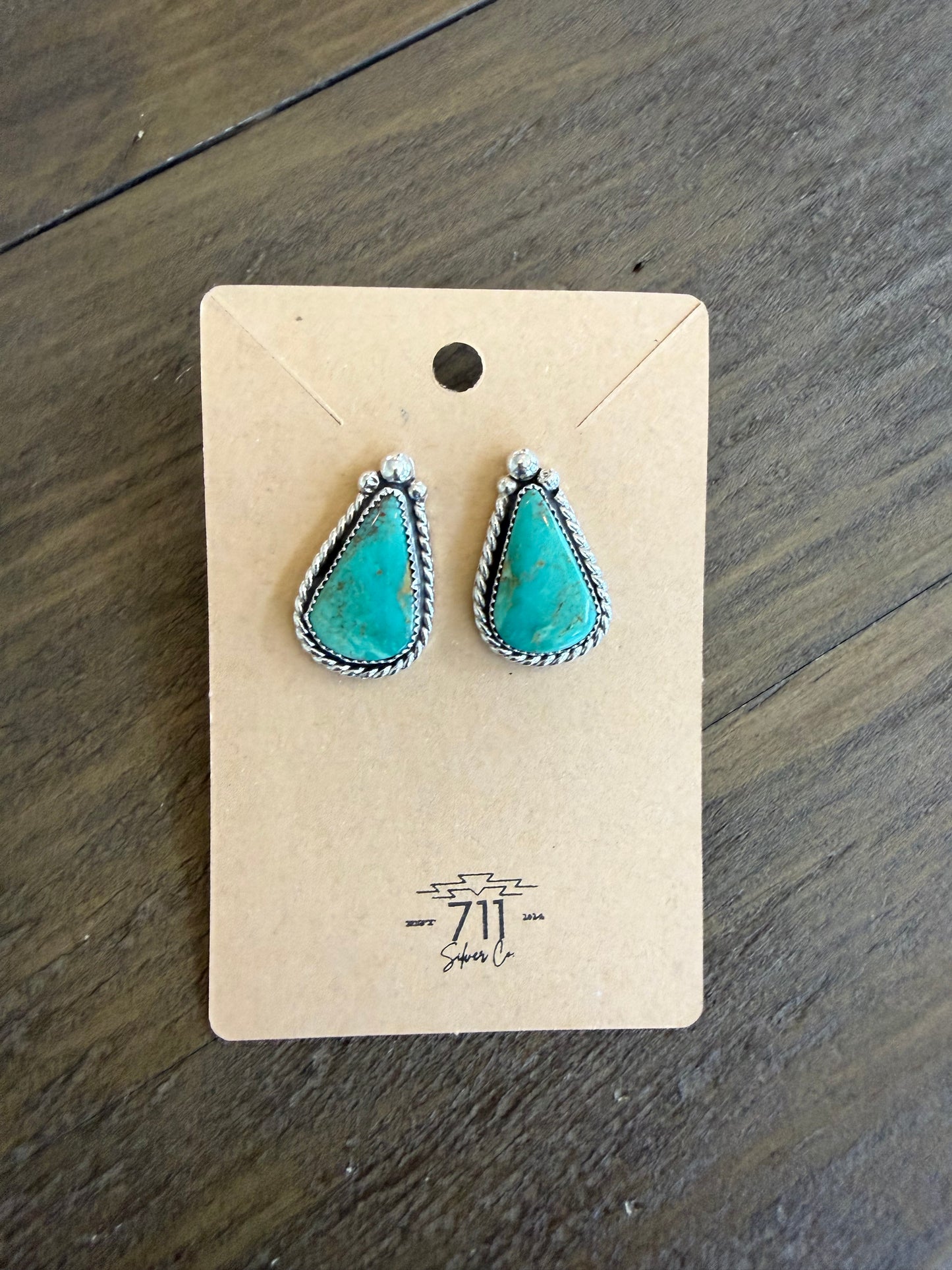 Kingman Teardrop Studs